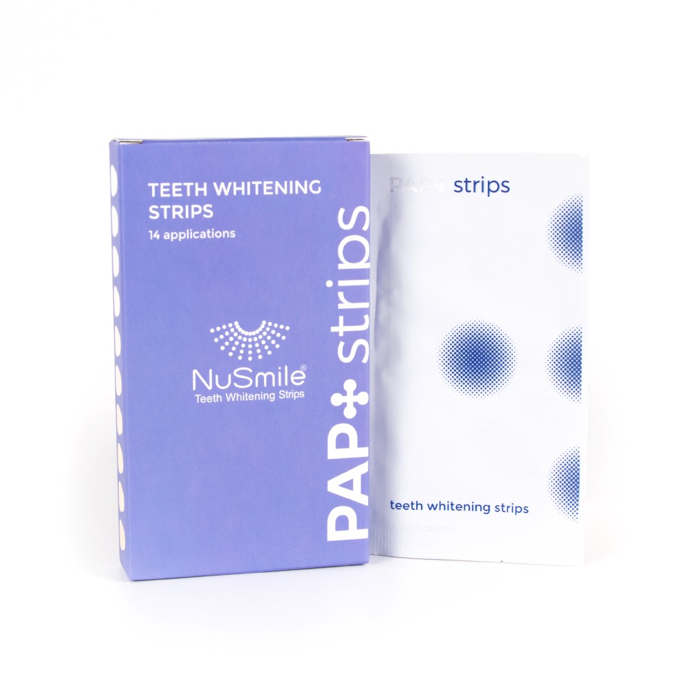 NuSmile Pap+ Teeth Whitening Strips